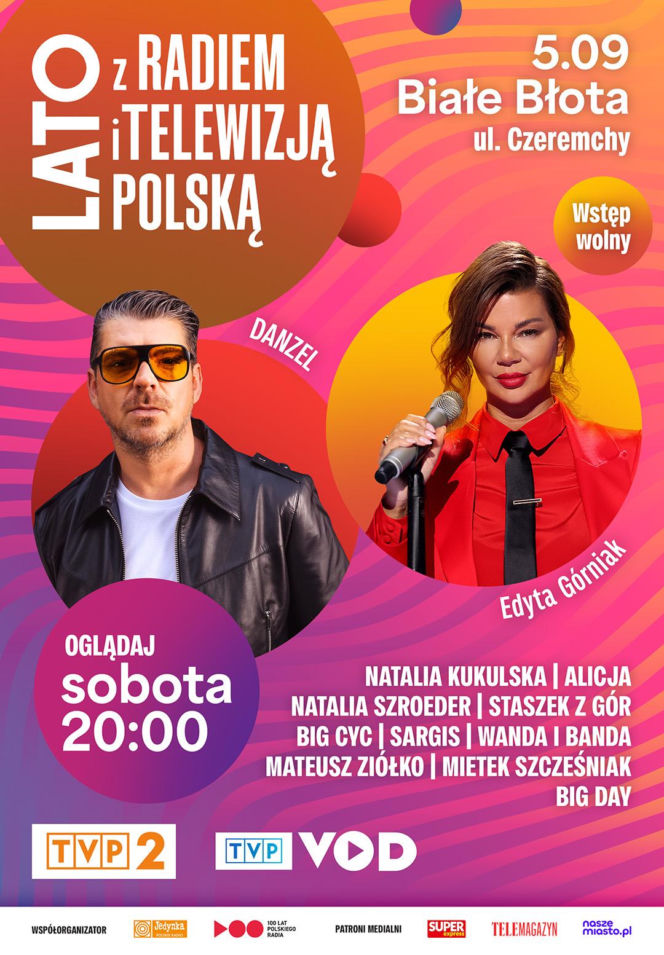 Finał Lata z Radiem i Telewizją Polską w sobotę w Białych Błotach