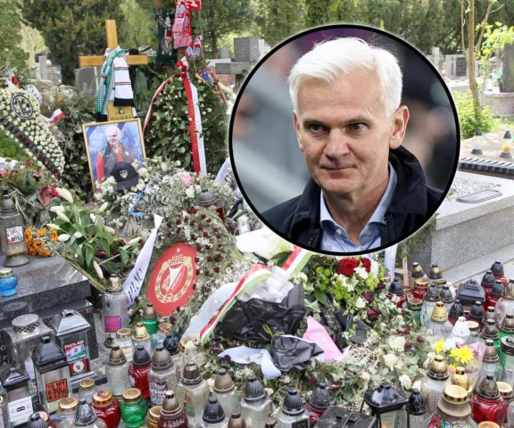 Niespotykany widok na grobie Jacka Magiery!