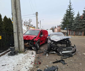 Wypadek u zbiegu ulic Miodowej i Smugowej