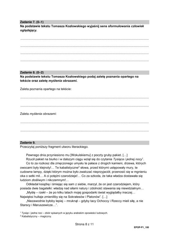 Matura 2023: polski. Arkusze CKE i odpowiedzi. Poziom podstawowy [Formuła 2015]	