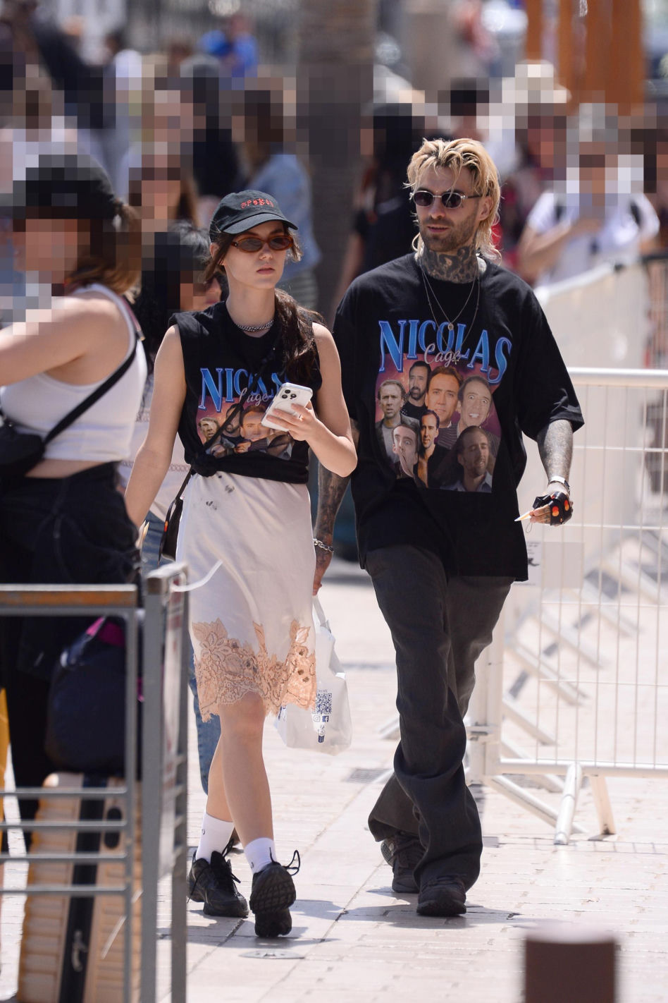 Martyna Byczkowska i Quebonafide w Cannes