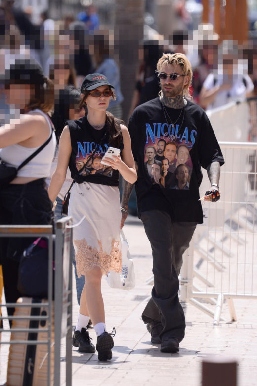 Martyna Byczkowska i Quebonafide w Cannes