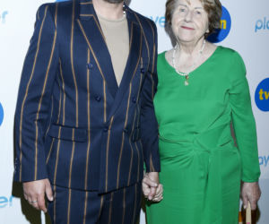 Andrzej Piaseczny z mamą