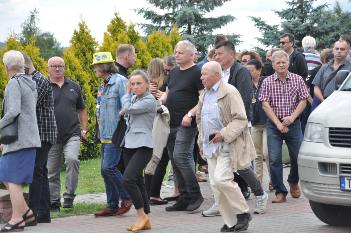 Pogrzeb Pawła Kotwicy, dziennikarza z Kielc