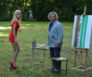 Ranczo 9 sezon odc. 106. Monika (Emilia Komarnicka), Kusy (Paweł Królikowski)
