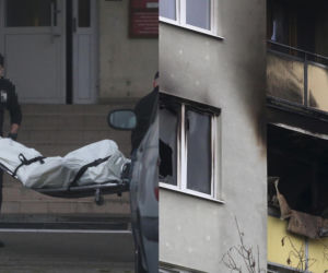 Pożar mieszkania na Targówku, w środku znaleźli zwęglone ludzkie zwłoki