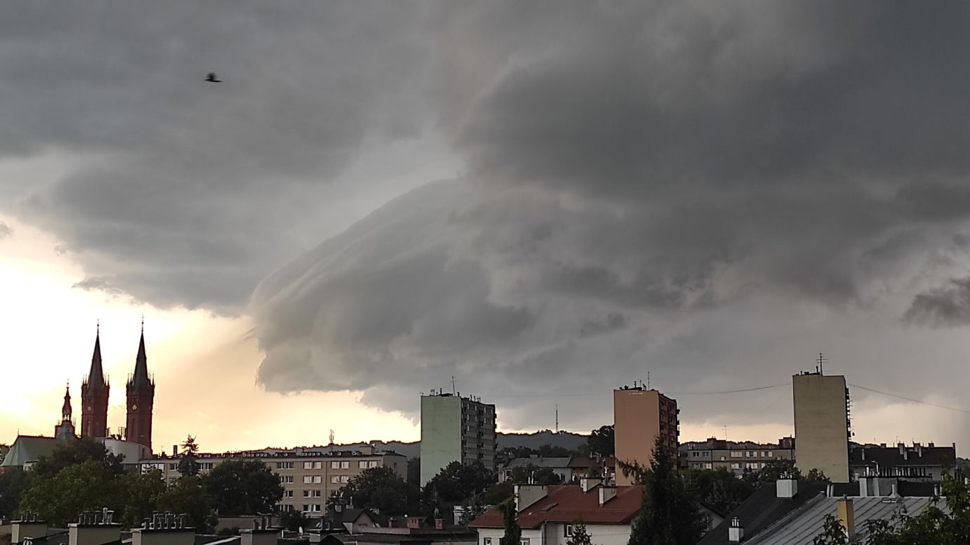 Potężne gradobicie w Tarnowie i regionie - 29.08.2023 r.