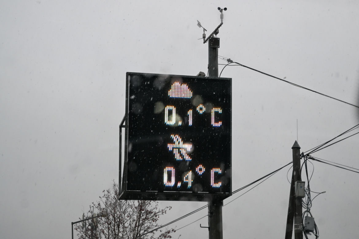 Śnieg w Przemyślu