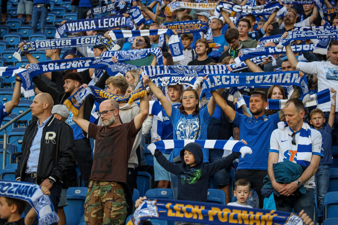 Lech Poznań - Spartak Trnava. Blisko 30 tysięcy kibiców zasiadło na Enea Stadionie. Tak się bawili 