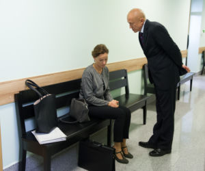 Na Wspólnej odc. 2212. Henryk Solski (Tadeusz Falana), Klara Solska (Aleksandra Justa)