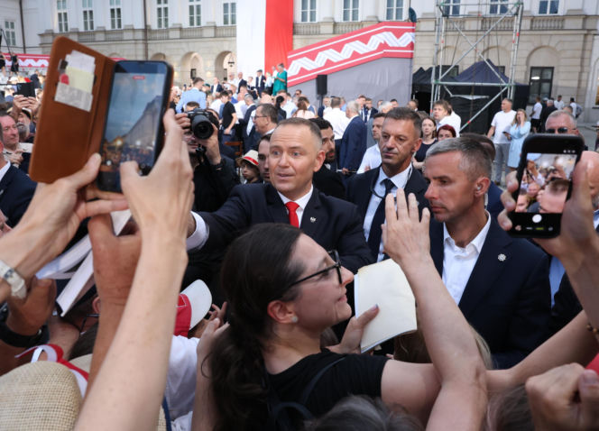 Marta Nawrocka na rocznicy zaprzysiężenia męża