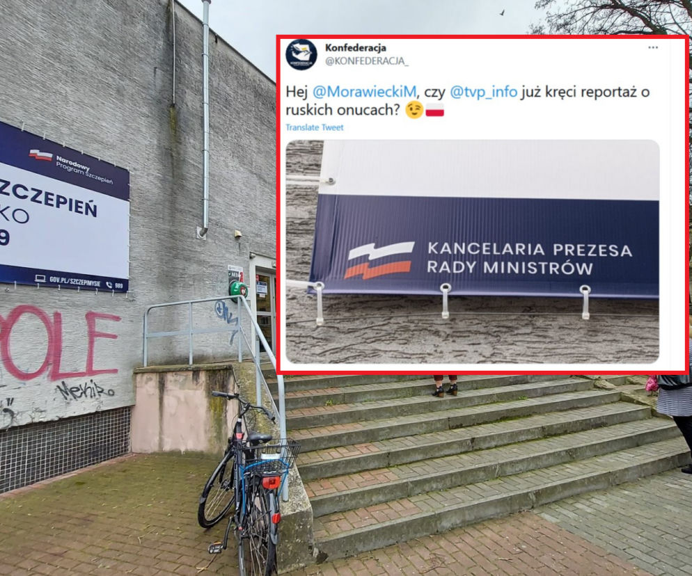 Opole. Rosyjska wpadka. KPRM tłumaczy się z Rosyjskiej flagi