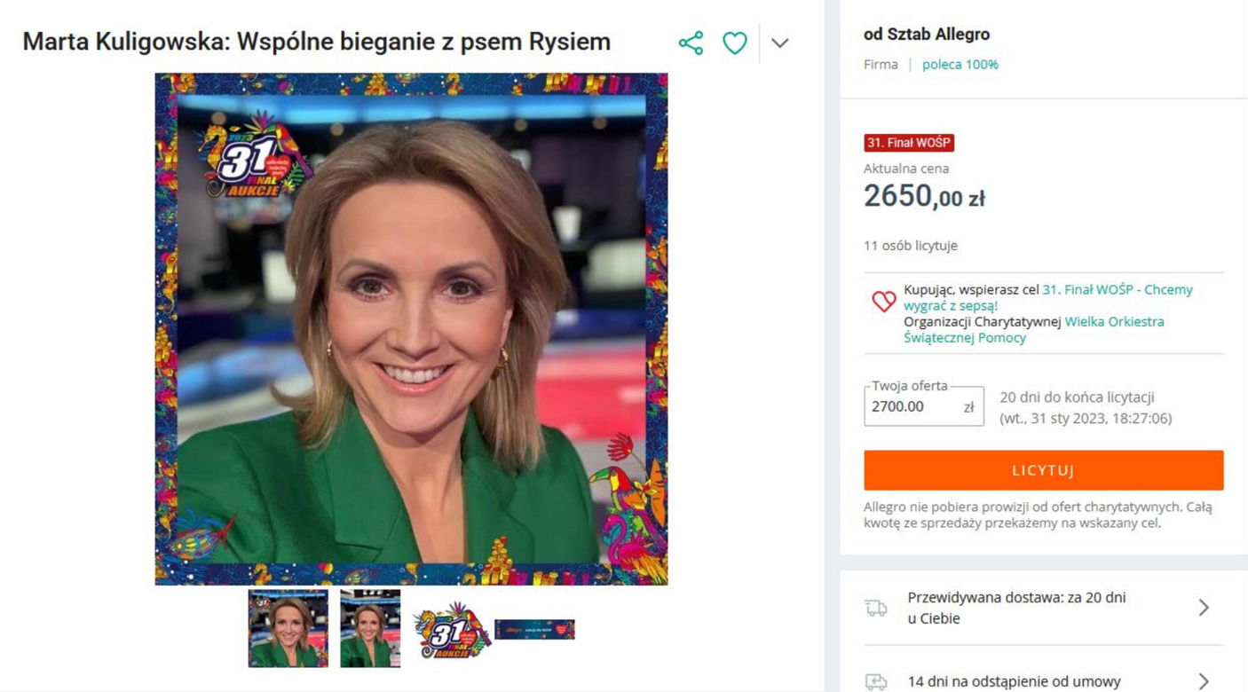 Dziennikarze TVN wspierają WOŚP