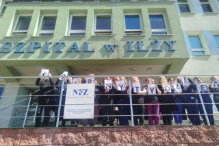 Czarny protest w szpitalu w Iłży!  Dyrekcja przyznaje, że sytuacja finansowa lecznicy jest trudna! 