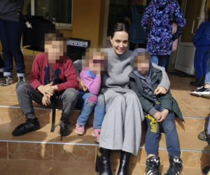 Angelina Jolie na Ukrainie
