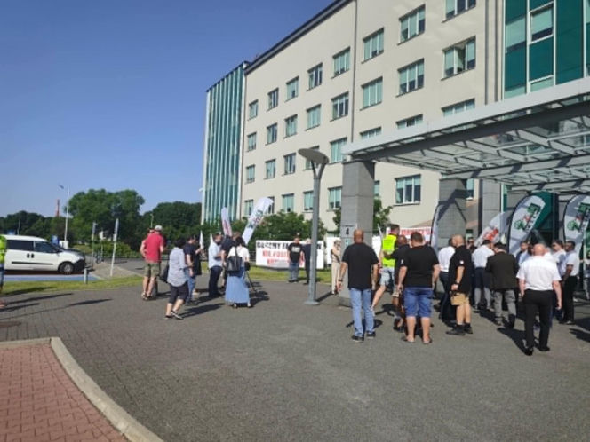Protest związkowców JSW - czerwiec 2026