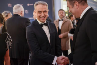 Krzysztof Gawkowski z żoną zadali szyku na Gali Mistrzów Sportu