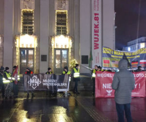 Manifestacja w obronie węgla