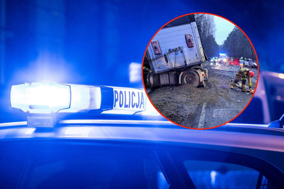 Wjechał prosto pod pędzącego tira. Kierowca nie miał najmniejszych szans