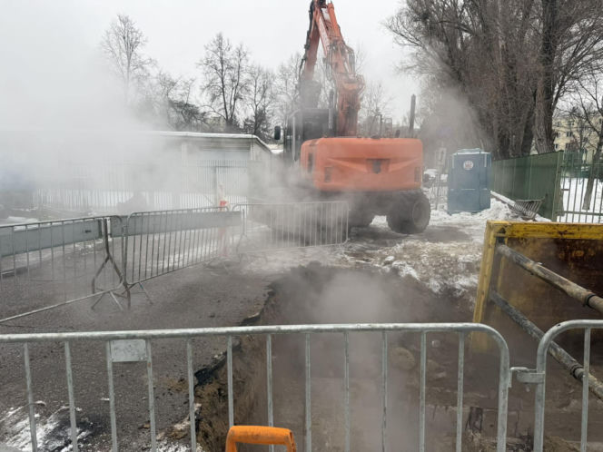 Awaria ciepłownicza w Warszawie (4.02.2026)