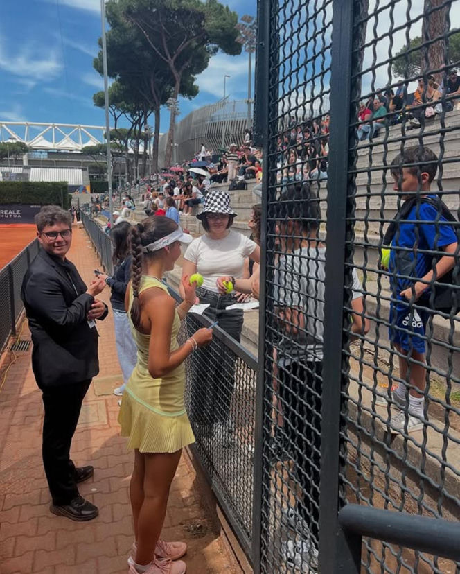 Oliwia Sybicka, 16-letnia stypendystka Igi Świątek