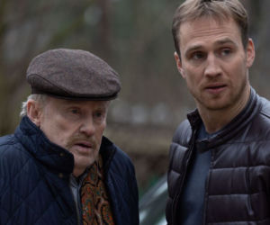 Na dobre i na złe odc. 728. Cezary (Daniel Olbrychski), Michał (Mateusz Janicki)