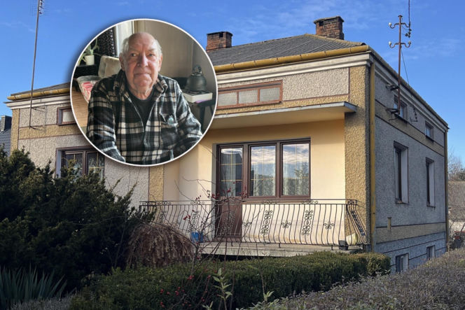 Pan Adam stracił wzrok po śmierci żony. Niespodziewanie zapukali do niego policjanci