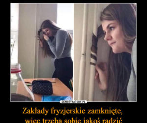Fryzjerzy kontra koronawirus. Te memy bawią do łez