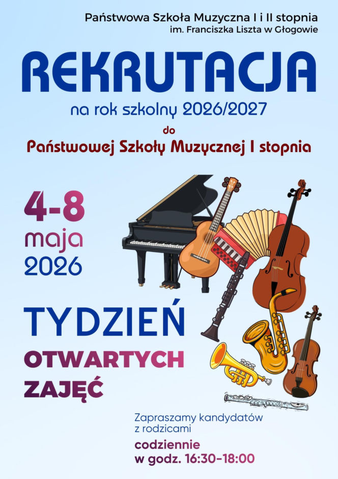 Rekrutacja do PSM w Głogowie