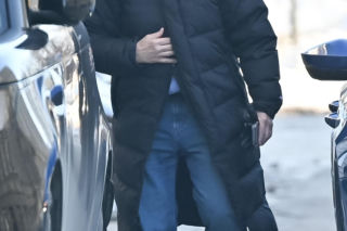 Marek Kondrat z żoną i córką w Warszawie