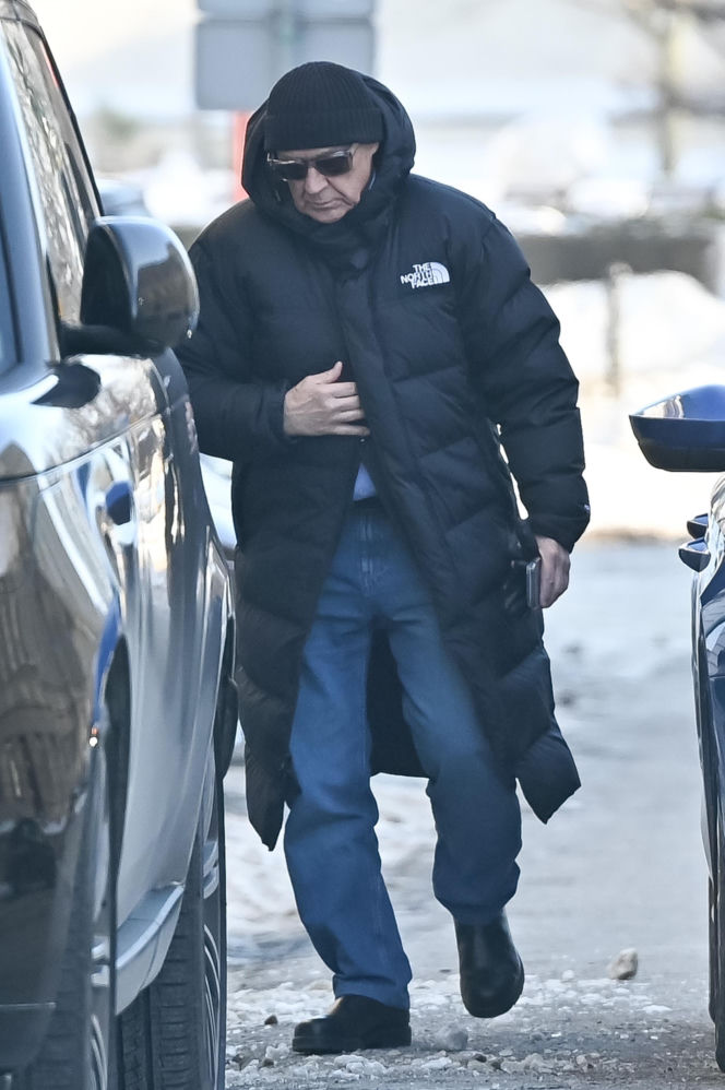 Marek Kondrat z żoną i córką w Warszawie