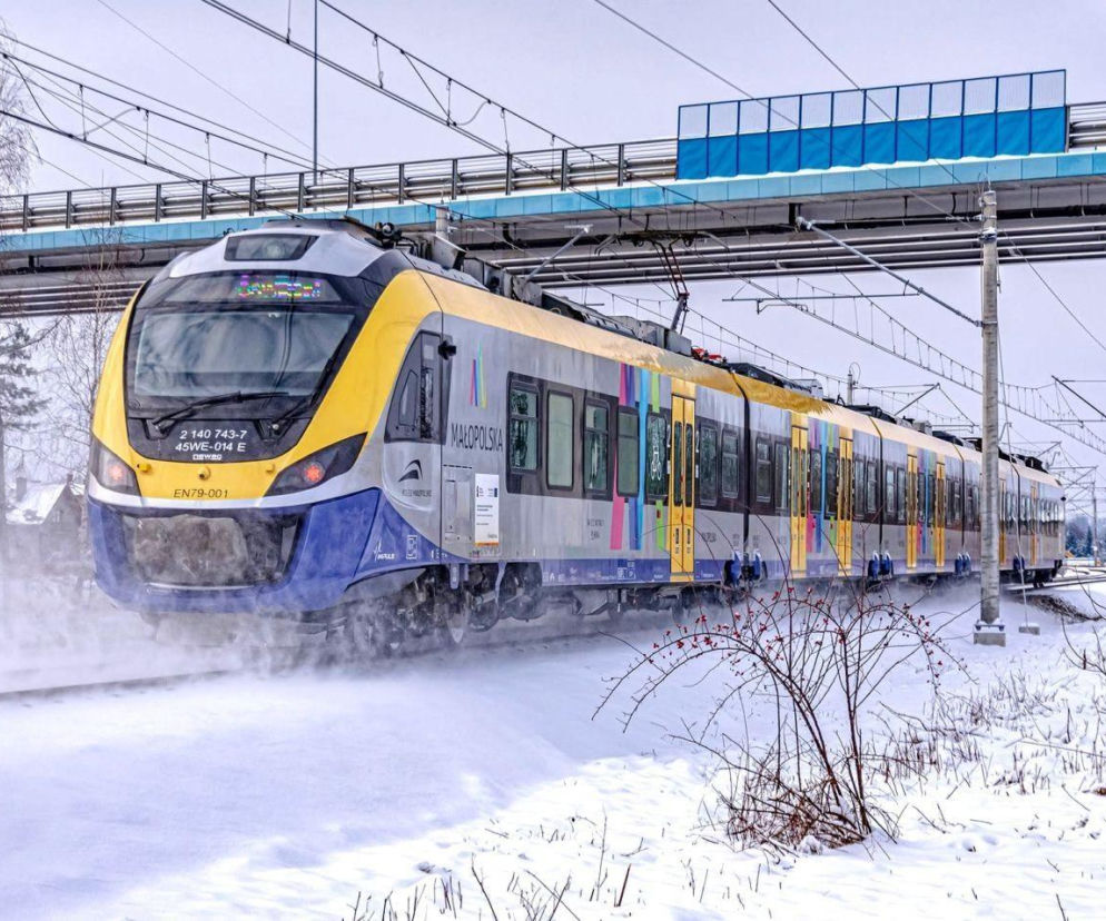 Pociąg Kolei Małopolskich