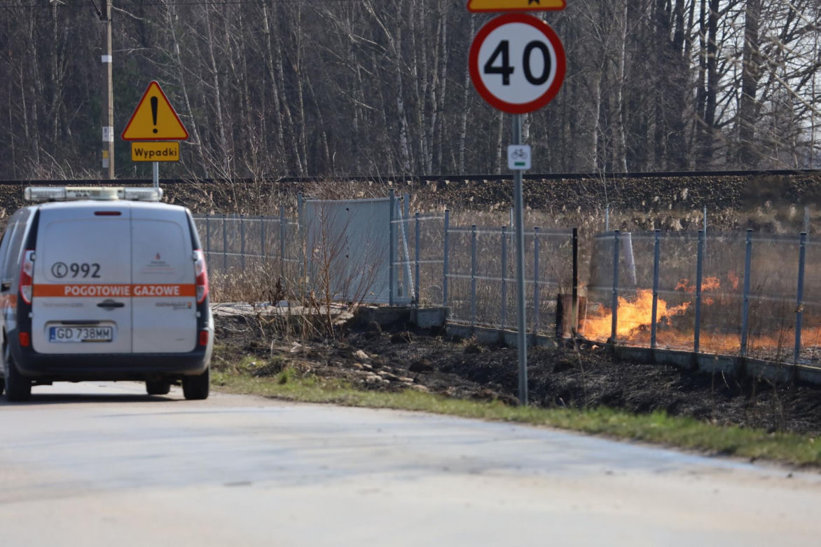 Pożar w Lubajnach pod Ostródą! Ogień zagraża schronisku dla zwierząt. Psy ewakuowane!