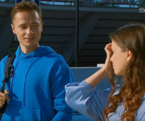 Barwy szczęścia odc. 2571. Józek Sałatka (Patryk Pniewski), Anka (Anna Bieżyńska)
