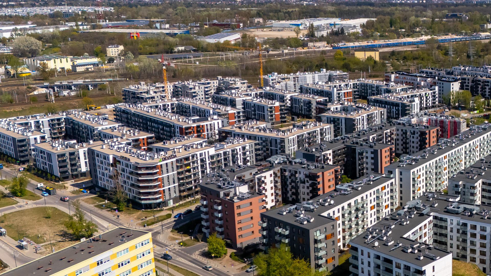 Nowe osiedla na Kamionku w Warszawie