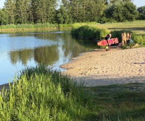 6-latka pod wodą pod Otwockiem