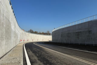 Węzeł z tunelem w Krzyszkowicach na zakopiance DK7