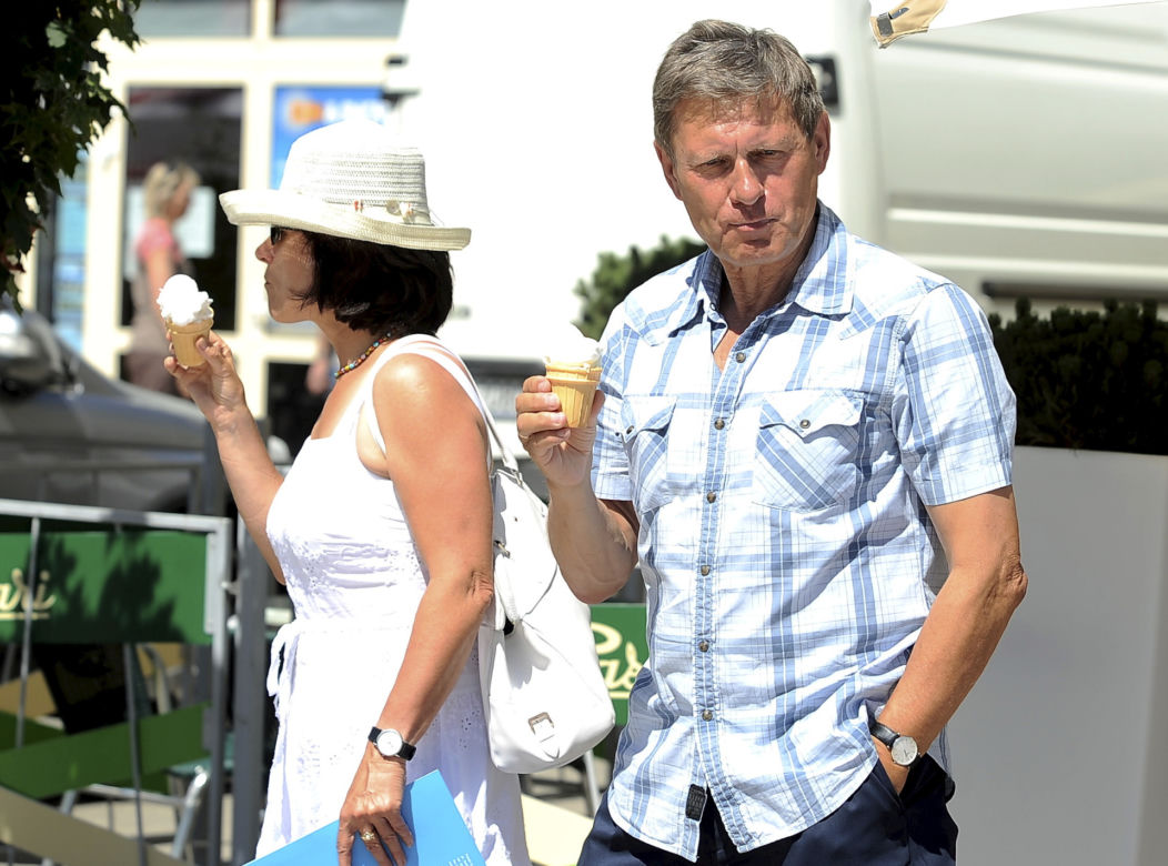 Leszek Balcerowicz z żoną Ewą, 2010r.