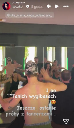 Steczkowska na próbach przed Opolem