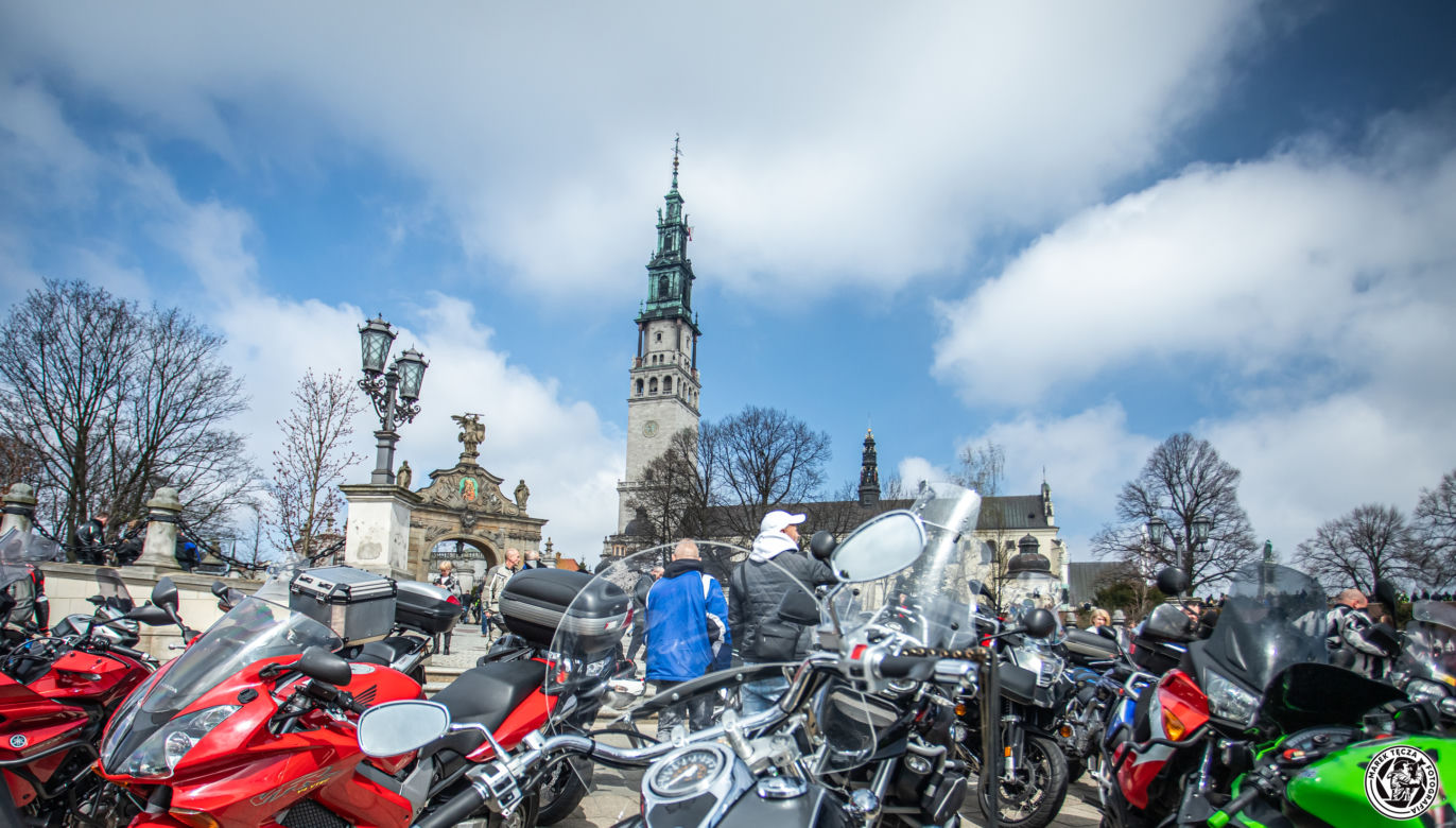 Motocyklowy Zlot Gwiaździsty na Jasnej Górze w Częstochowie