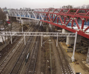Trwa budowa wiaduktu przy ul. Strzegomskiej i Robotniczej we Wrocławiu