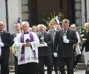 POGRZEB MONIKI DZIENISIEWICZ - OLBRYCHSKIEJ W ŁODZI.