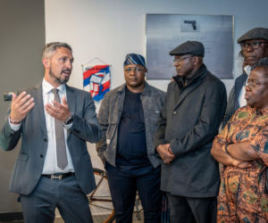 Wizyta delegacji z Nigerii w FB Łucznik. Po Berylach czas na Grot?
