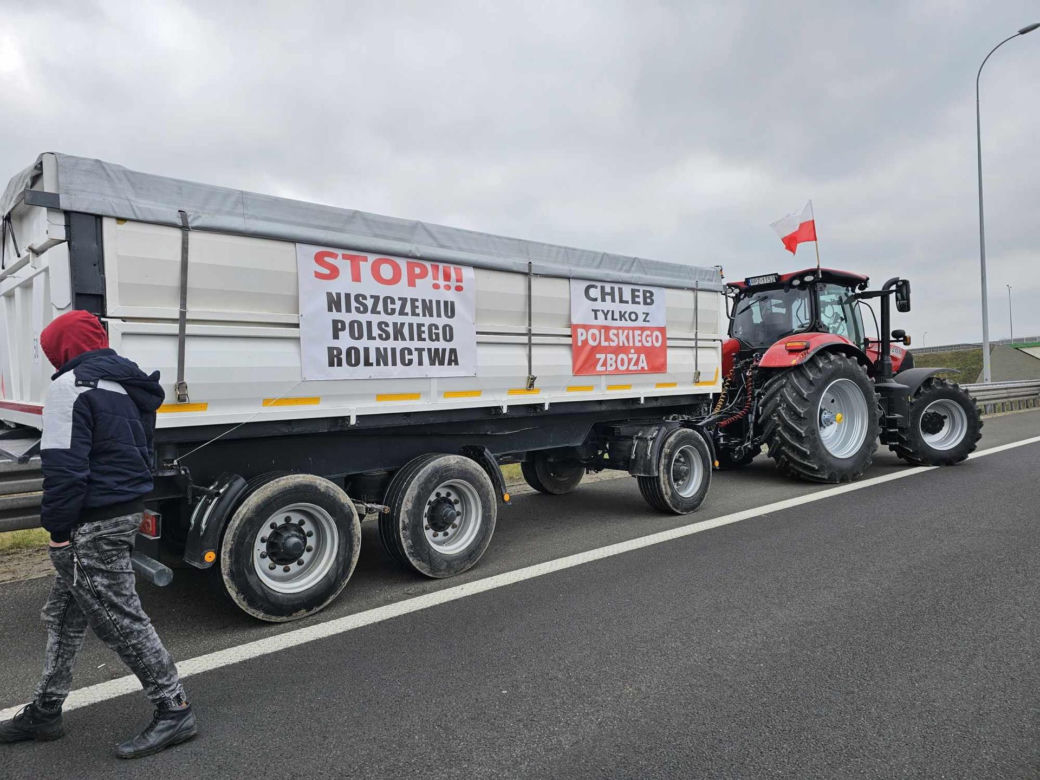 Protest rolników na Podkarpaciu