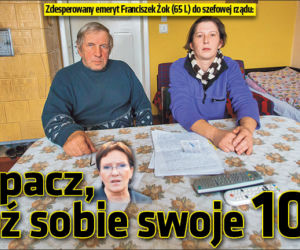 Kopacz weź sobie swoje 10 zł