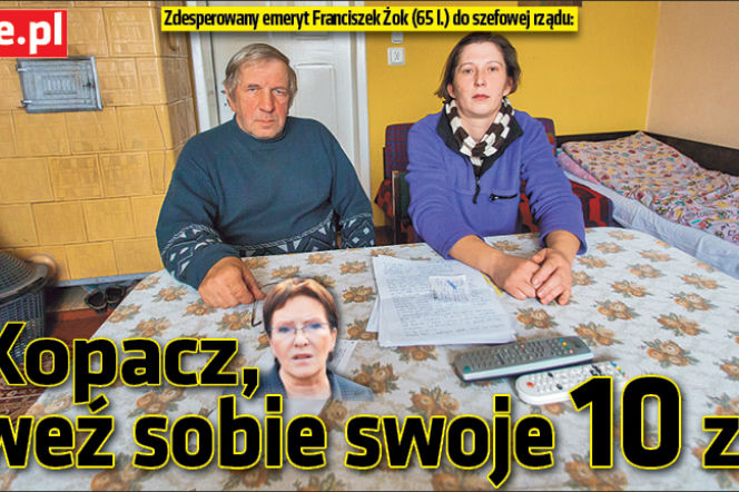 Kopacz weź sobie swoje 10 zł