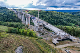 Budowa drogi S19 i najwyższej estakady w Polsce