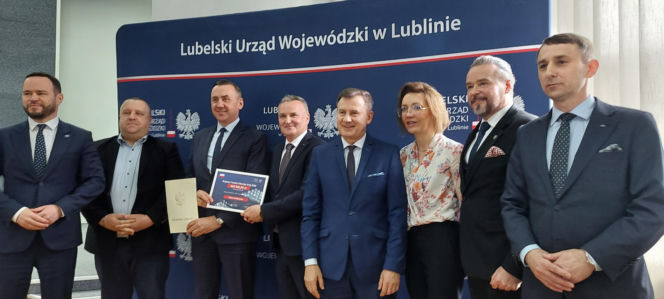 Podpisanie umów na dofinansowanie zadania drogowe