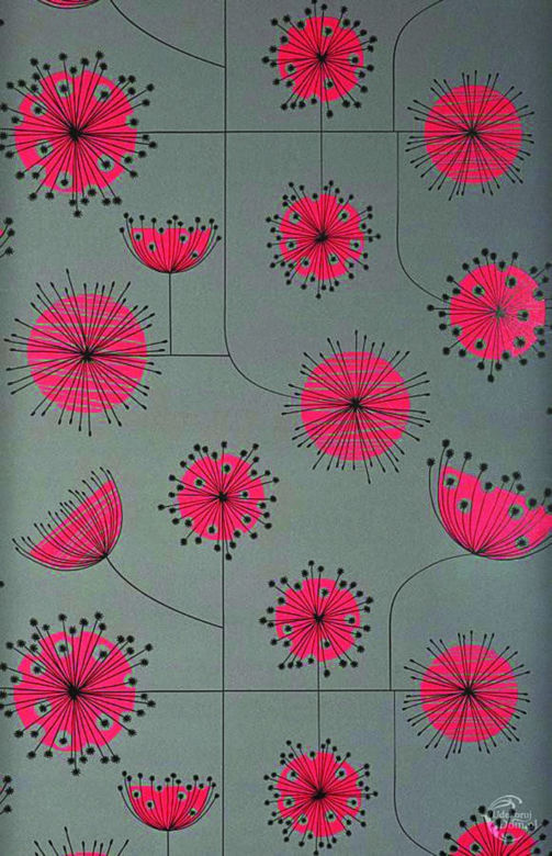 Tapeta ścienna Dandelion Mobile Storm with Coral