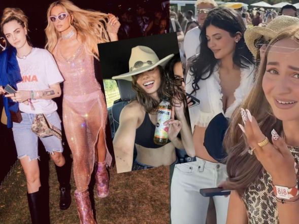 Coachella 2026: Angelika Mucha w histerii obok Kylie Jenner, Heidi Klum w perukach, naturalna Szroeder...